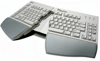 Kinesis Maxim Adjustable Keyboard USB PS2