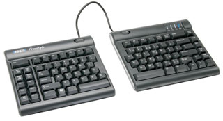 Kinesis Freestyle Solo PC Ergonomic Keyboard USB Black