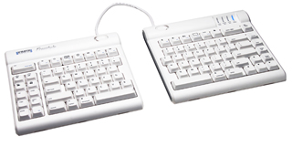 Kinesis Freestyle Solo Mac Ergonomic Keyboard USB White