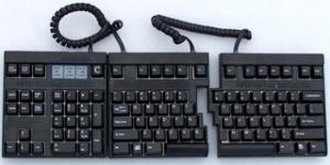 ErgoFlex Keyboard for PC, MAC & Sun USB Connector Black