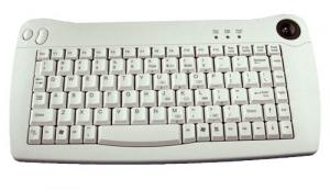Mini Keyboard w/Trackball Ivory USB ROHS