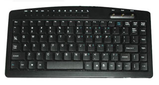 Mini 88 Key Multimedia Keyboard USB Black