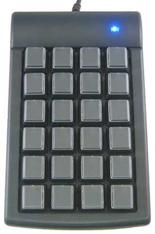 Genovation 24 Key Programmable Keypad PS2 USB