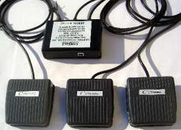 Three Pedal Foot Switch Foot Pedals