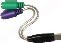 PS2 to USB Dual Adapter