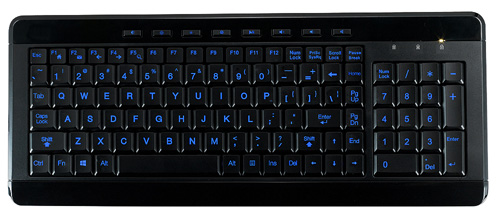 Large Print Illuminated Multimedia Keyboard