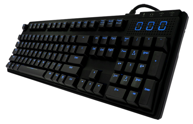 Gaming Keyboard with Blue Cherry Blue LED