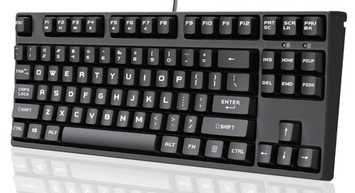 Side view Mechanical Compact keyboard