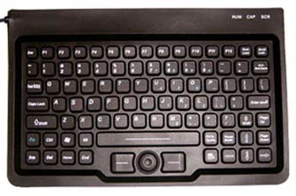 Water Resistant Mini Keyboard with Pointing Device