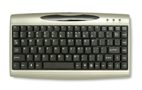 Mini Compact Keyboard with USB ports