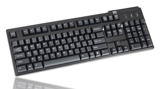 Wireless Mechanical Keyboard with AES encryption