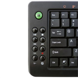 left side of RF Multimedia keyboard