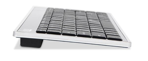 Super Mini Bluetooth Multimedia Keyboard side view