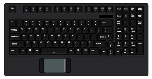 Compact Industrial Keyboard with Touchpad