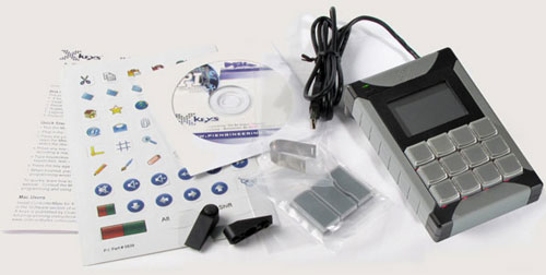 12 Key Programmable Touchpad Keypad with accessories
