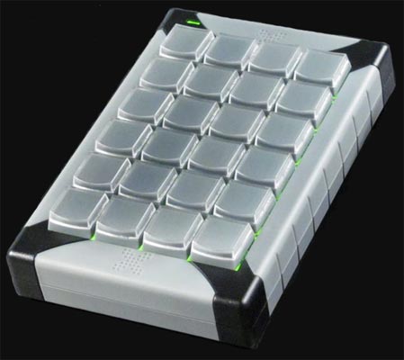 X-Key Backlit Programmable Keypad with 24 keys