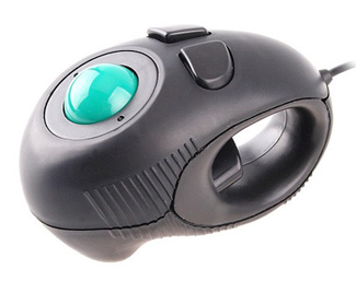 Black Fingermouse Trackball Mouse