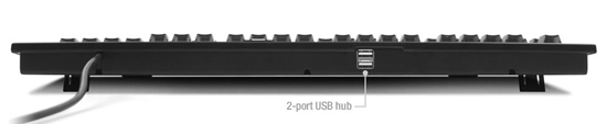 Switchable Dvorak Keyboard rear view