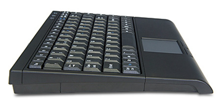 Side view Mini Illuminated Smart Touchpad keyboard