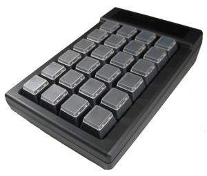 24 Key Programmable keypad angle view