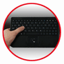 Mini Optical Trackball Keyboard