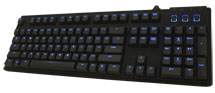 Blue Backlit Brown CHERRY Mechanical Gaming Keyboard
