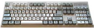 Large Print Keyboard with built-in Trackball