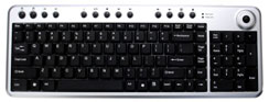 45' USB Compact Keyboard w/optical trackball