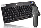Mini Wireless AES Encrypted Trackball keyboard with Presentation Remote