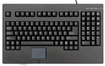 Space Saving Keyboard with Touchpad Rack Mounting