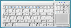 Water Resistant Keyboard with Touchpad