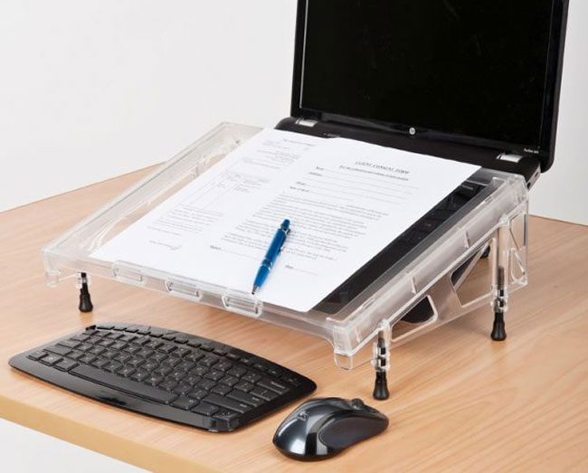 Compact Microdesk ergonomic writing table