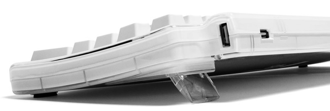 Rear view Tactile Pro keyboard