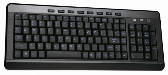 Compact Multimedia LED backlit keyboard