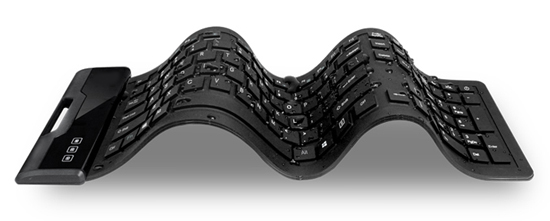 Waterproof Antimicrobial Silicone Keyboard