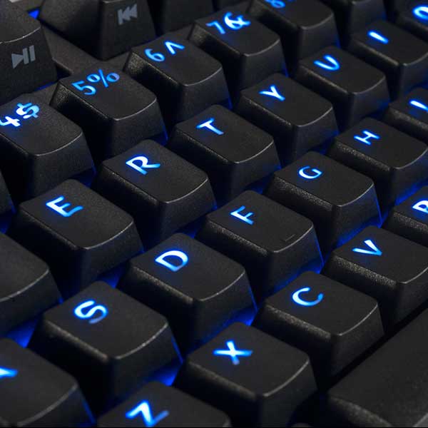 Blue LED backlighting Hassium Pro