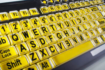 Keyguard for Large Print Keyboard