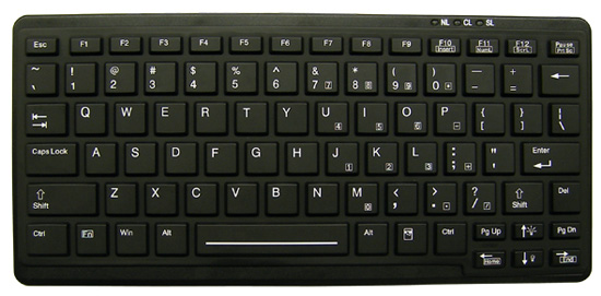 Mini Backlit Rubber Water Resistant Keyboard