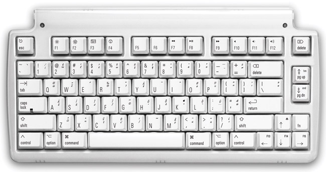 Mini Mac Keyboard with Full size keys