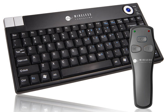 AES Wireless Trackball Keyboard and Presentation Remote Combo