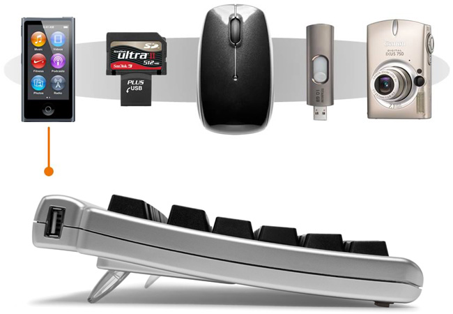Side view Laptop Pro keyboard