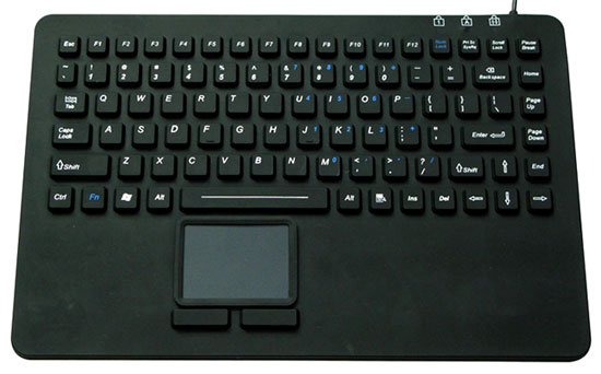 Silicone Industrial Keyboard with Touchpad