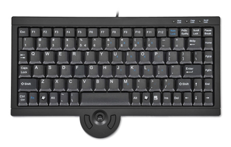 Slim Mini Keyboard with Trackball