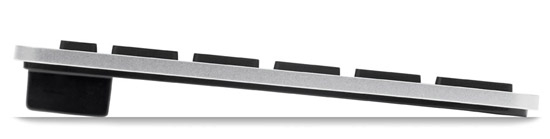 Side view Slim One keyboard for iPhone
