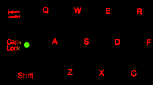 Night View Mini Backlit LED illuminated Keyboard