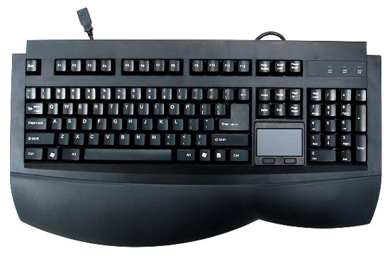 Ergonomic Keyboard with Touchpad