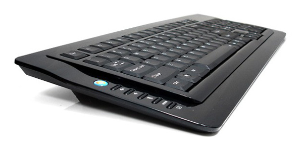 Side view Slim Multimedia keyboard