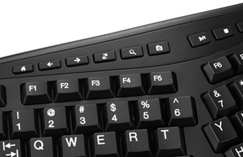 Media Key view Wireless keyboard