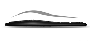 Side view Ergonomic Keyboard