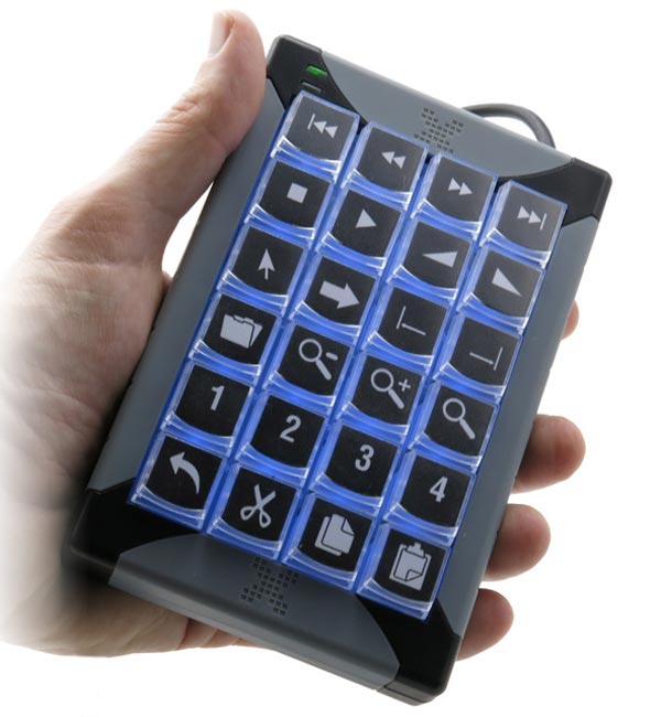using X-Key PLus Backlit Programmable Keypad with 24 keys